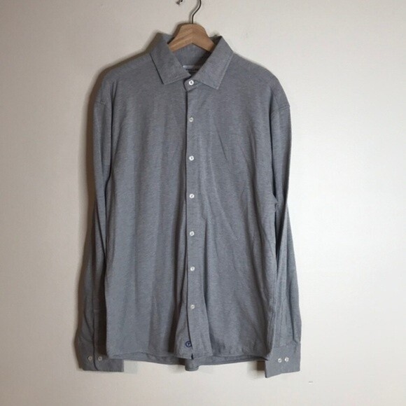 Twillory untuckable mens tailored fit long sleeve button down cotton shirt XL - Picture 1 of 12